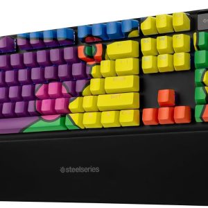 SteelSeries Keycaps — Limited Edition Artist Collaboration — Roma Bib — Double Shot Pudding — Durable PBT Thermoplastic — Compatible with a Wide Range of Mechanical Keyboards — Special Artwork