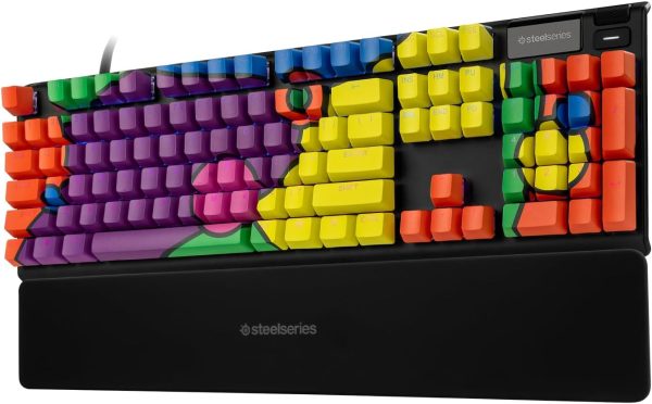 SteelSeries Keycaps — Limited Edition Artist Collaboration — Roma Bib — Double Shot Pudding — Durable PBT Thermoplastic — Compatible with a Wide Range of Mechanical Keyboards — Special Artwork