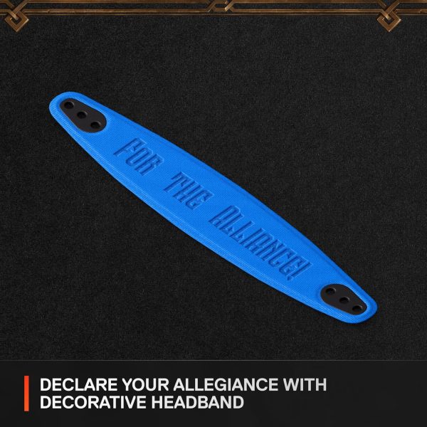 SteelSeries Arctis Nova Booster Pack — World of Warcraft Alliance Edition — Free in-Game Item — Gaming Headset Accessory — Nylon Headband — Customize with Unique Speaker Plates — Limited Edition - Image 3