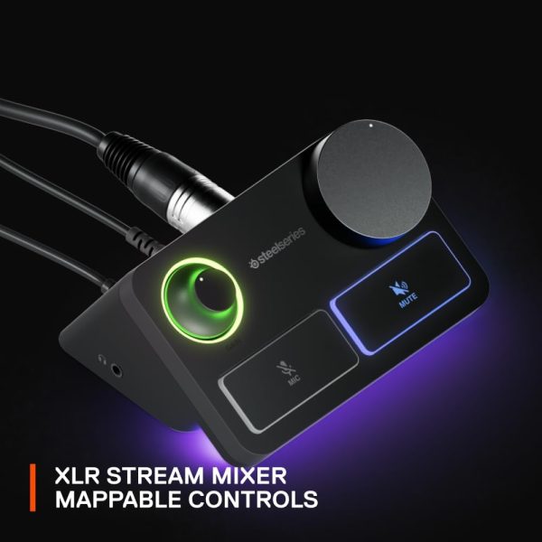 SteelSeries Alias USB Mic for PC — 3x Bigger Capsule for Gaming, Streaming and Podcasting — Sonar for Streamers Audio Software — AI Noise Cancelling — LED Mute & Level Monitoring — Shock Mount - Image 10