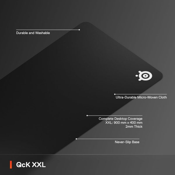 SteelSeries QcK Gaming Mouse Pad - Medium Cloth - Optimized For Gaming Sensors - Image 21