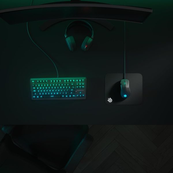 SteelSeries QcK Gaming Mouse Pad - Medium Cloth - Optimized For Gaming Sensors - Image 82