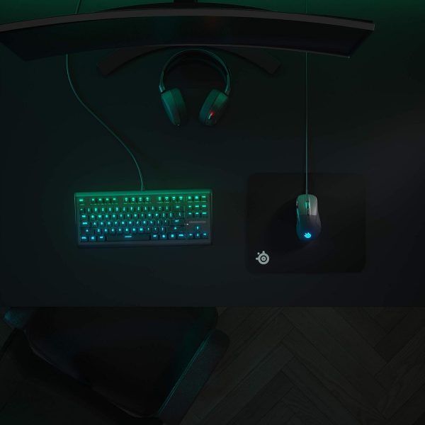 SteelSeries QcK Gaming Mouse Pad - Medium Cloth - Optimized For Gaming Sensors - Image 87