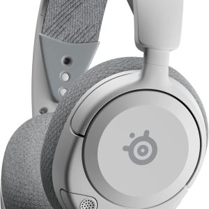 SteelSeries Arctis Nova 1 Multi-System Gaming Headset — Hi-Fi Drivers — 360° Spatial Audio — Comfort Design — Durable — Ultra Lightweight — Noise-Cancelling Mic — PC, PS5/PS4, Switch, Xbox - White