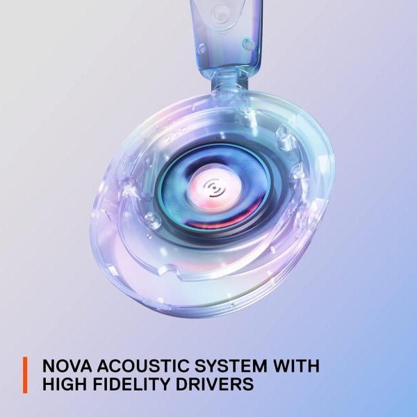 SteelSeries Arctis Nova 1 Multi-System Gaming Headset — Hi-Fi Drivers — 360° Spatial Audio — Comfort Design — Durable — Ultra Lightweight — Noise-Cancelling Mic — PC, PS5/PS4, Switch, Xbox - White - Image 3