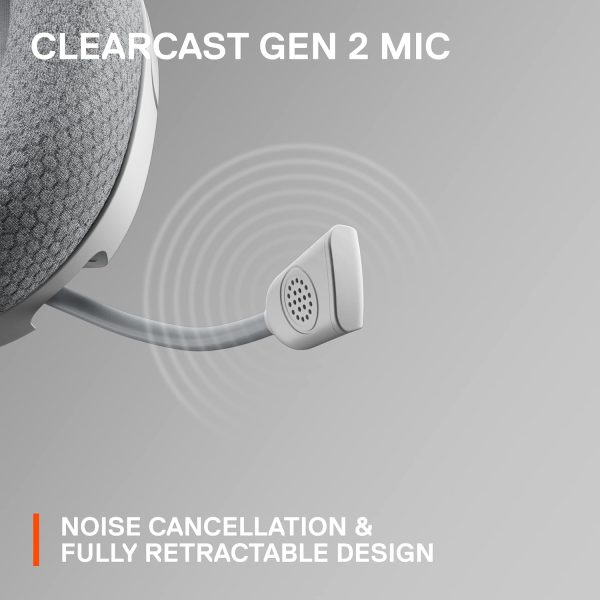 SteelSeries Arctis Nova 1 Multi-System Gaming Headset — Hi-Fi Drivers — 360° Spatial Audio — Comfort Design — Durable — Ultra Lightweight — Noise-Cancelling Mic — PC, PS5/PS4, Switch, Xbox - White - Image 7