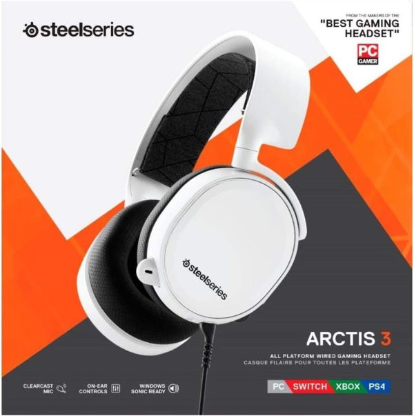 SteelSeries Arctis Nova 1 Multi-System Gaming Headset — Hi-Fi Drivers — 360° Spatial Audio — Comfort Design — Durable — Ultra Lightweight — Noise-Cancelling Mic — PC, PS5/PS4, Switch, Xbox - White - Image 35